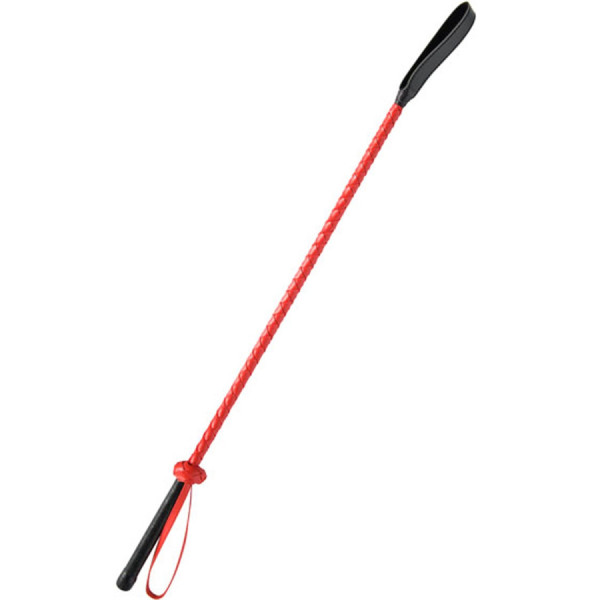 Cravache rigide rouge 